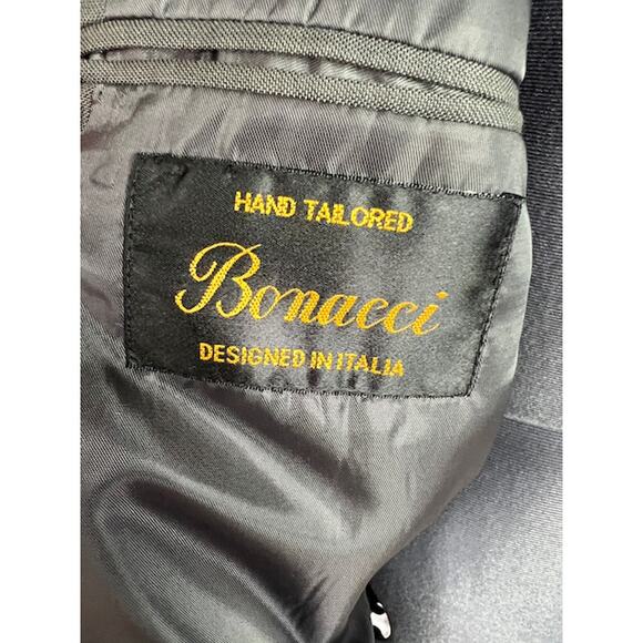 Blazer 5 button vintage 1980s gray Italian made - Picture 8 of 11